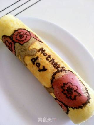 Painted Cake Roll recipe