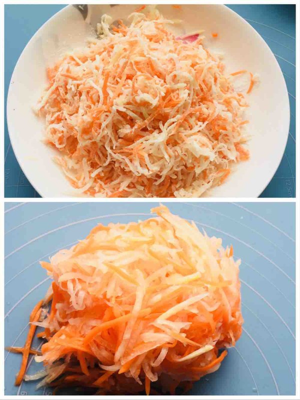 Steamed Carrot Balls recipe