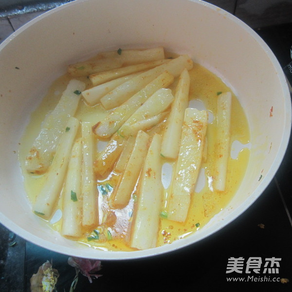 Braised Chinese Yam with Oil Curry recipe
