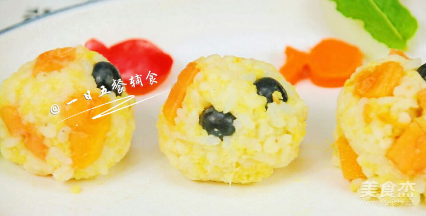 Durian Fruit Fragrant Rice Ball Baby Food Supplement, Rice + Millet + High recipe