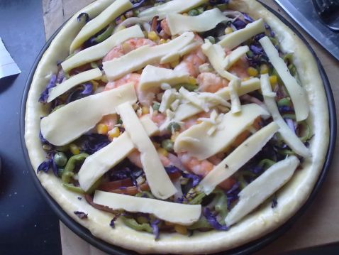 Seafood Pizza recipe