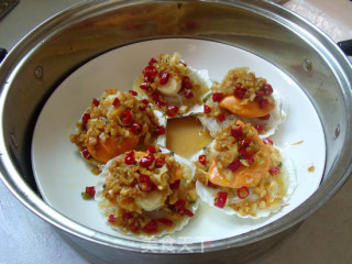 Steamed Scallops with Garlic Vermicelli recipe