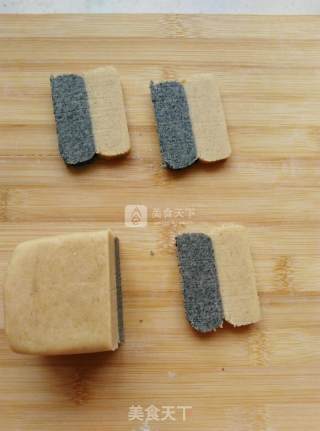 #aca烤明星大赛#～black and White Sesame Cookies recipe