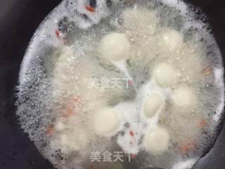 Chinese Wolfberry Rice Wine Glutinous Rice Balls recipe