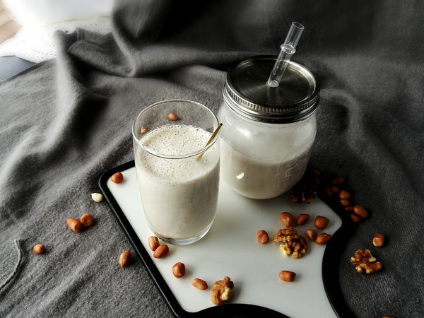 Peanut and Walnut Milk recipe