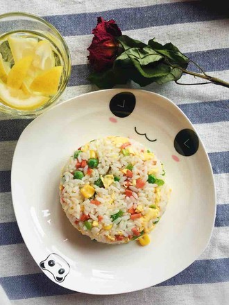 Assorted Egg Fried Rice recipe