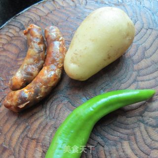 Sausage Potato Chips recipe