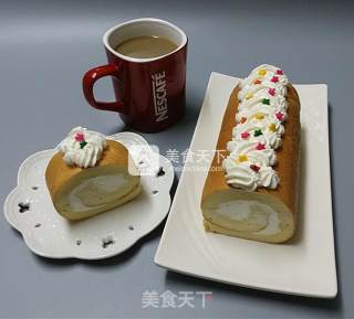 #aca烤明星大赛# Small Four Cream Cake Roll recipe