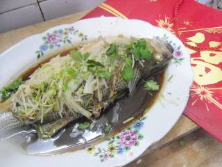 Steamed Perch recipe