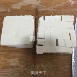 Steamed Soft Tofu with Minced Pork Topped recipe