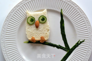 Vivid Animal Shape Breakfast, Owls at Night recipe