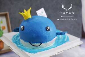 【creative Cake】🐳whale Three-dimensional Cake recipe