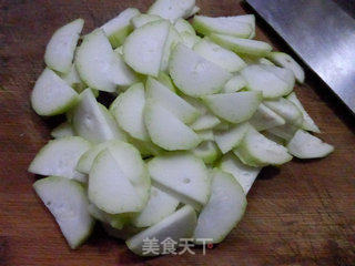 Double Fresh Pickled Cabbage Stir-fried Night Blossom recipe