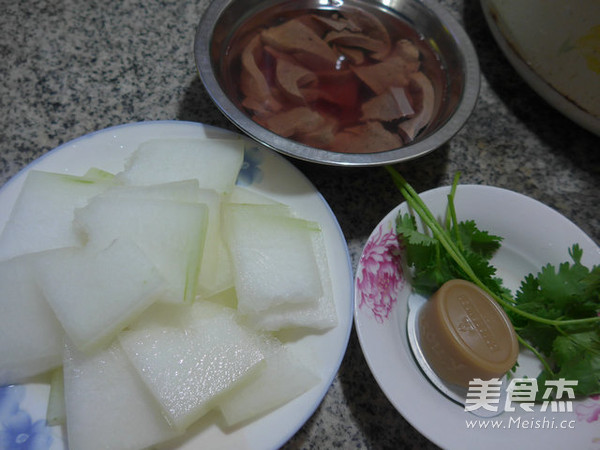 Pork Liver and Winter Melon Soup recipe