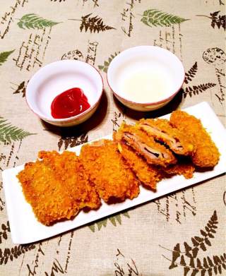 Ham and Cheese Tonkatsu recipe