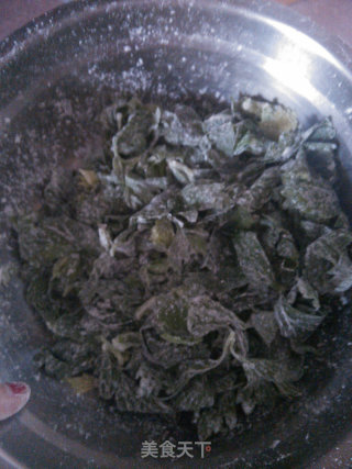 Steamed Celery Leaves recipe