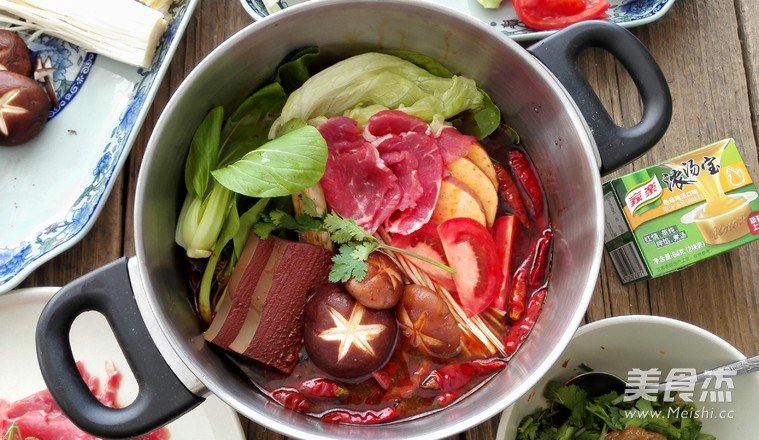 Spicy Beef Hot Pot recipe