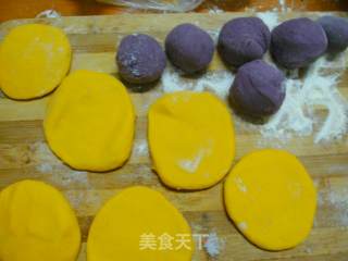 Colorful Steamed Buns recipe