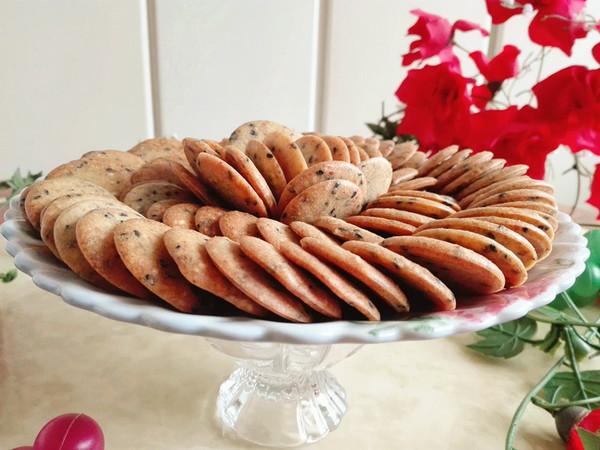 Peanut Sesame Egg Biscuits recipe