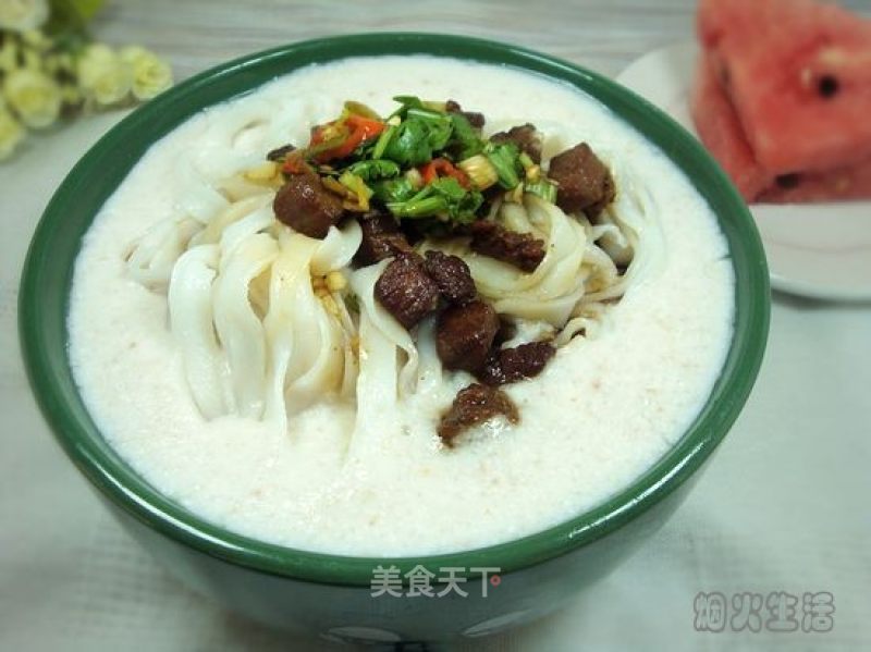 Peanut Soup Rice Noodles recipe