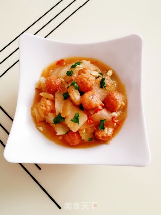 Winter Melon Roasted Lotus Root Meatballs recipe