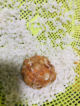 Glutinous Rice Meatballs recipe