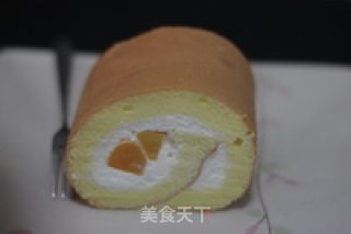 Yellow Peach Cake Roll recipe