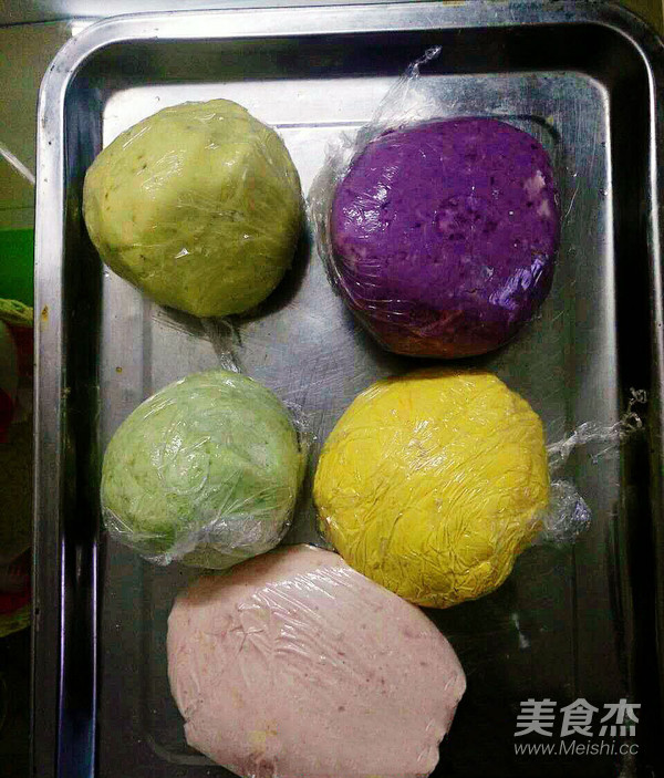 Green Juice Diy-colorful Glutinous Rice Balls recipe
