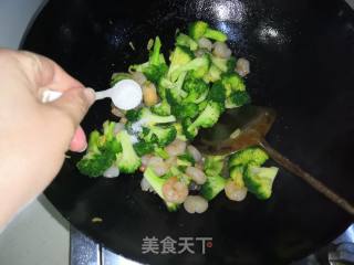 Shrimp and Broccoli in Oyster Sauce recipe