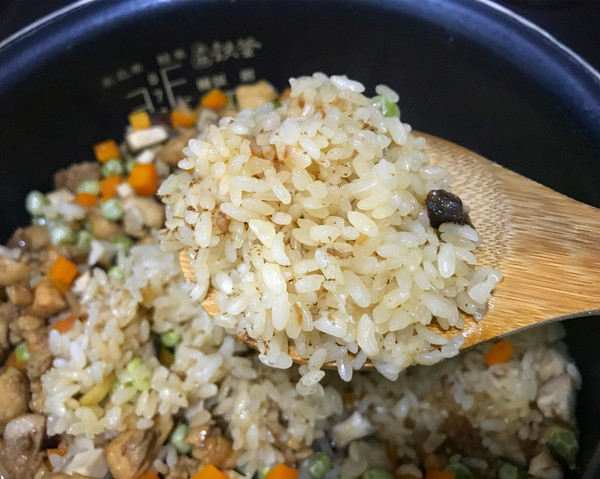 Braised Rice with Chicken and Vegetables recipe