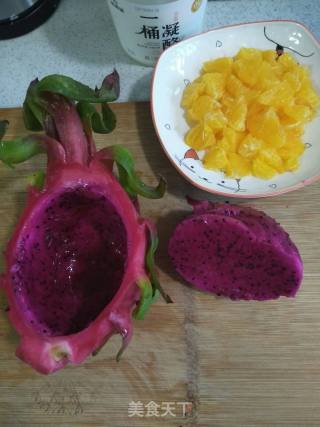 Dragon Fruit Curd Salad recipe