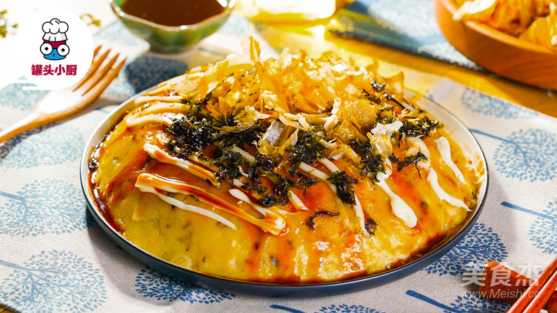 Rice Cooker Version Giant Domineering Takoyaki recipe