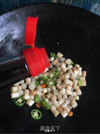 Hot and Sour Lotus Root Strips recipe