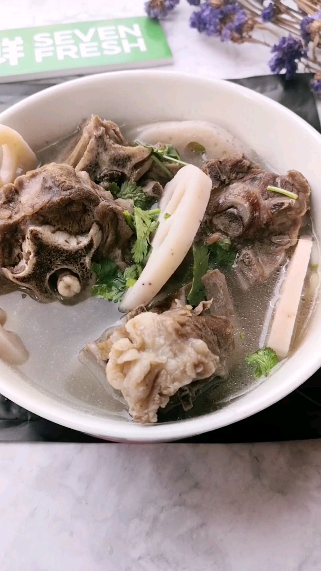 Nutritious Nourishing Soup-sheep Scorpion Lotus Root Soup recipe