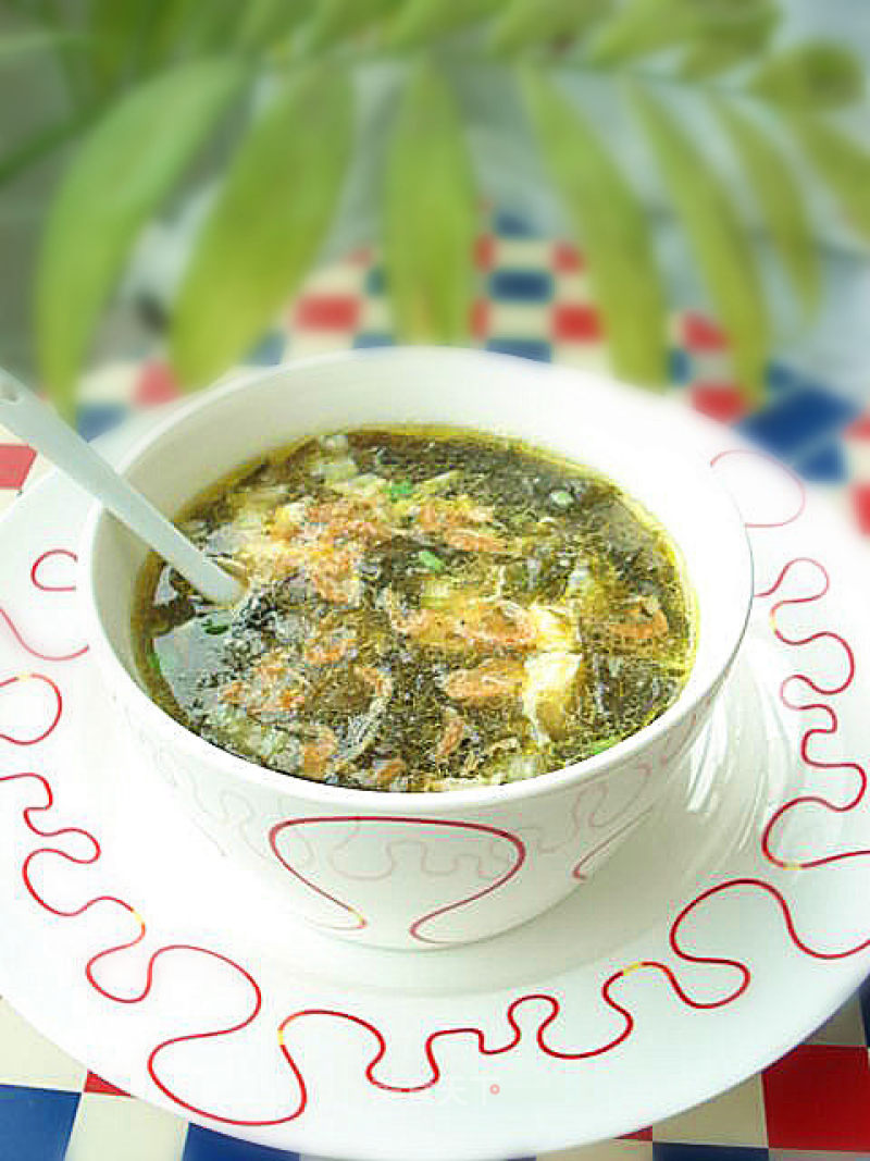 Egg Seaweed Soup recipe