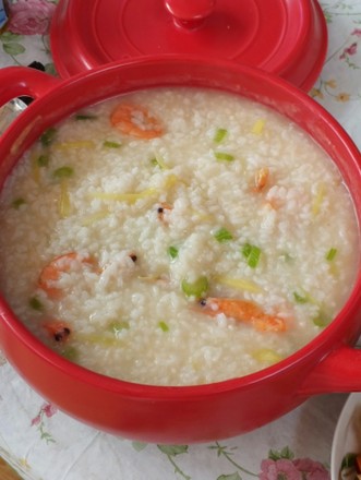 Fresh Shrimp and White Rice Porridge Chaoshan Casserole Porridge recipe