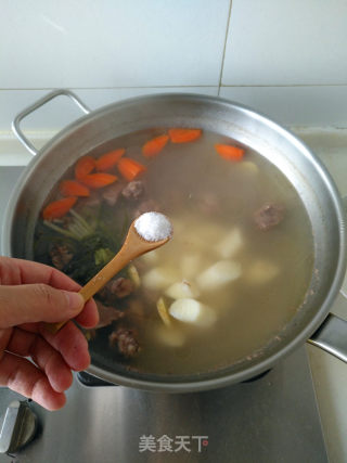 Yam Lamb Soup recipe