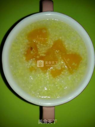 Yellow Millet Sweet Potato Porridge recipe