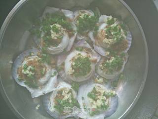 Steamed Scallops with Garlic Vermicelli recipe