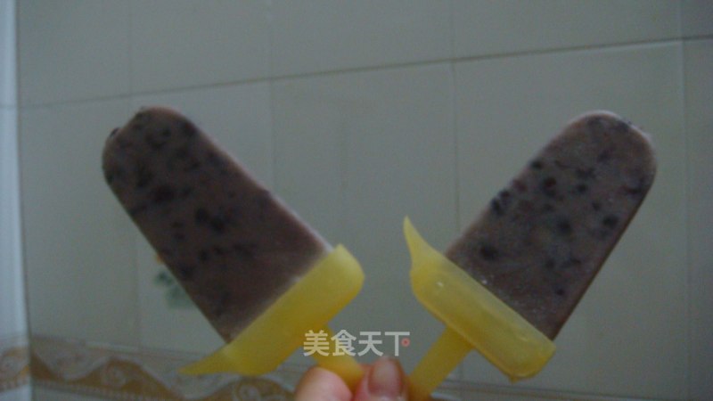 Summer Ice on Ice, Red Bean Paste Popsicle recipe