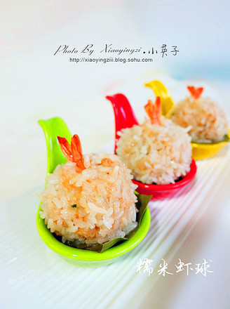 Sticky Rice Shrimp Balls