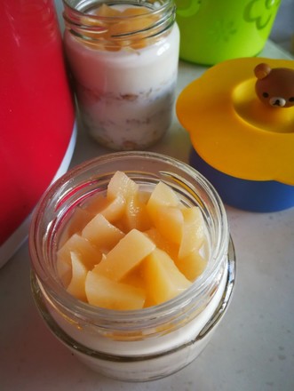 Peach Yogurt Oats recipe