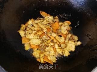 Fried Chicken with Winter Bamboo Shoots recipe