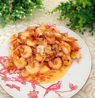 Stir-fried Shrimp with Garlic recipe