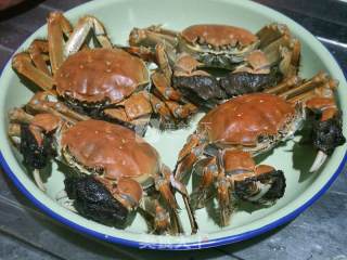 Steamed Hairy Crabs recipe