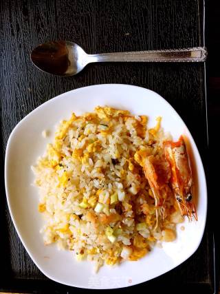 Can't Stop Fried Rice with Assorted Shrimps recipe