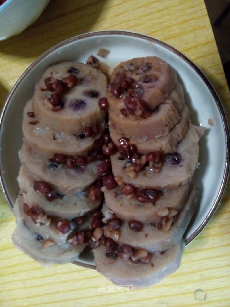 Red Bean Glutinous Rice and Lotus Root recipe