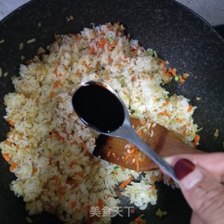 Soy Sauce Fried Rice recipe