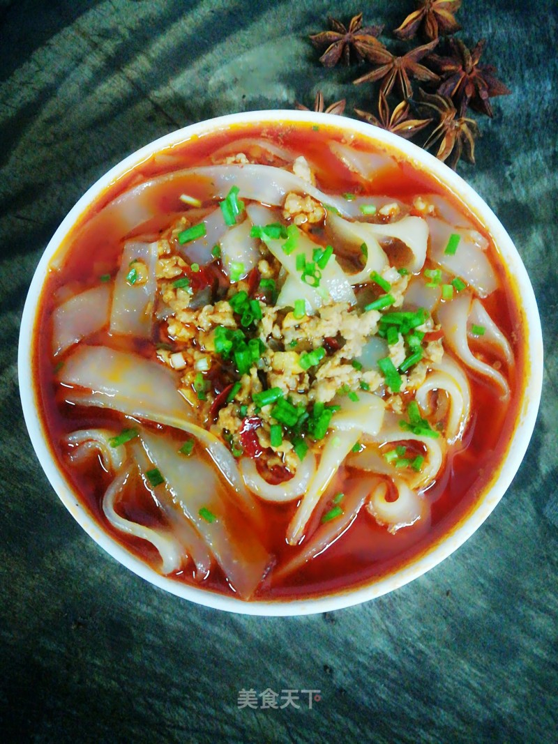 Grilled Hor Fun with Minced Pork