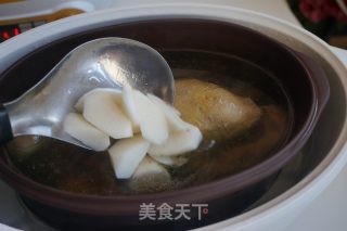 【beijing】ganoderma Lucidum Yam Pigeon Soup recipe